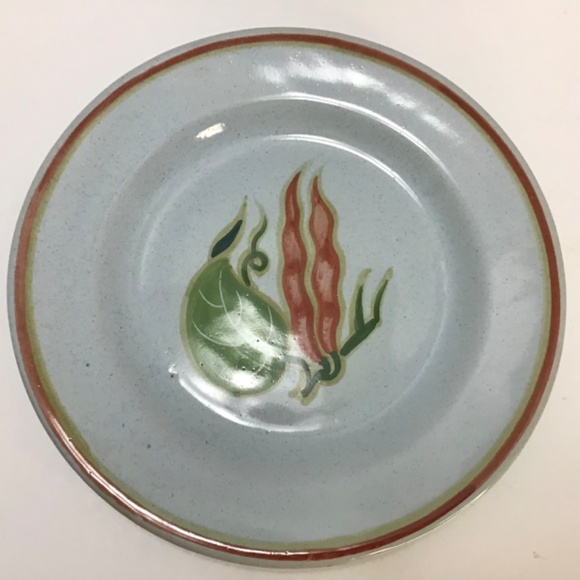 Vintage Fratelli Fanciullacci Ceramic Plate with Leaf and Peppers Italy - Picture 5 of 5